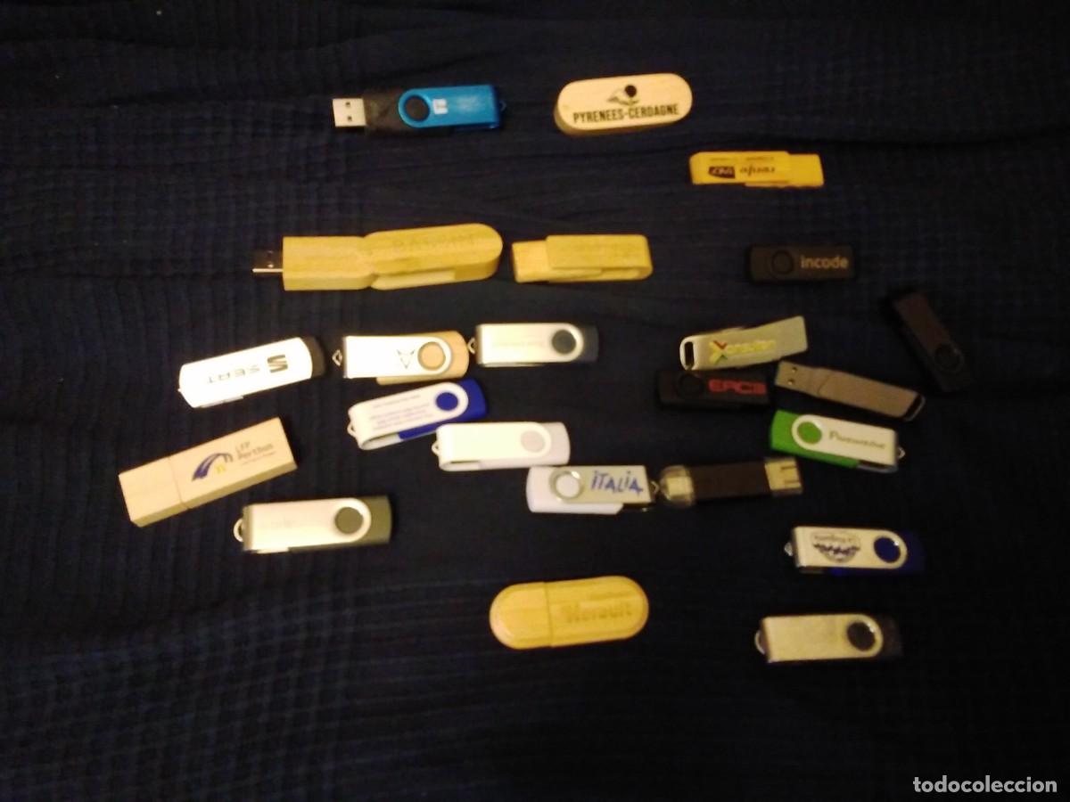Collectionnisme: 23 pendrive nuevos de publicidad / ENV&Iacute;O ORDINARIO GRATIS, SE PAGA AL RECIBIR