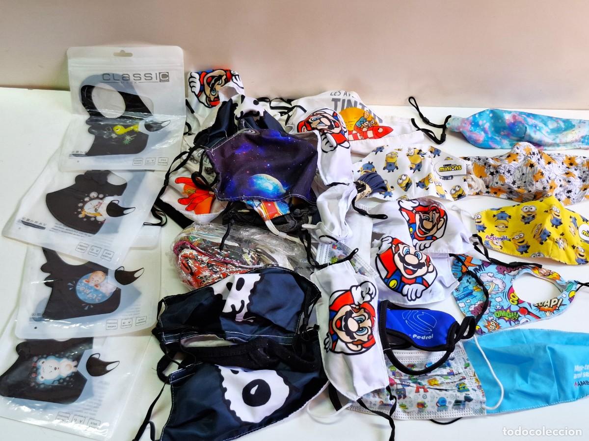 Sammeln: LOTE DE MASCARILLAS VARIAS DE TELA