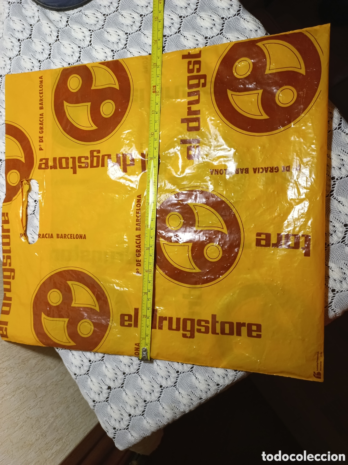 Coleccionismo: Bolsa de pl&aacute;stico del Drugstore de Barcelona