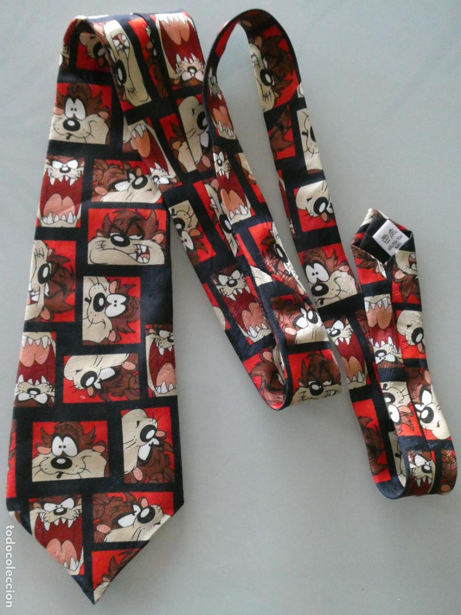 Coleccionismo: CORBATA DE DIBUJOS ANIMADOS. LOONEY TUNES A&Ntilde;O 1998. EL DIABLO DE TASMANIA TAZ. 30GR
