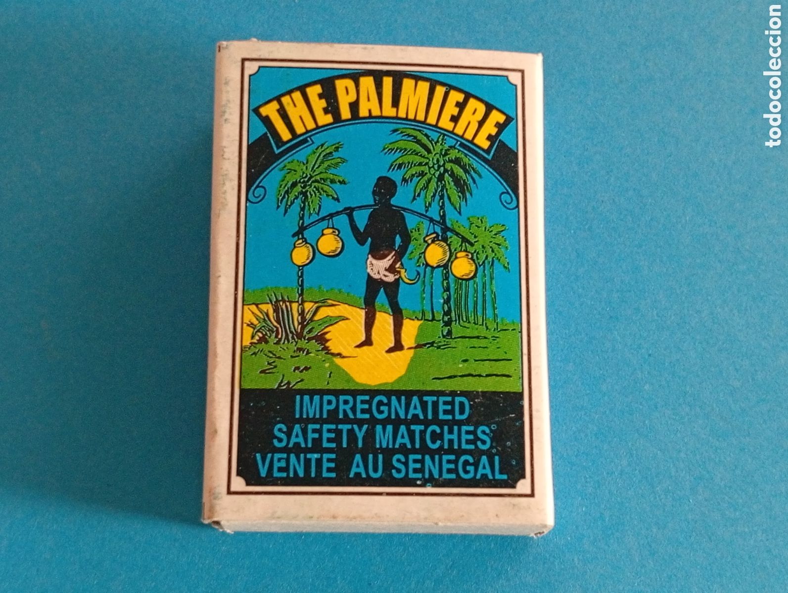 Coleccionismo: Caja de cerillas nueva The Palmtree Senegal