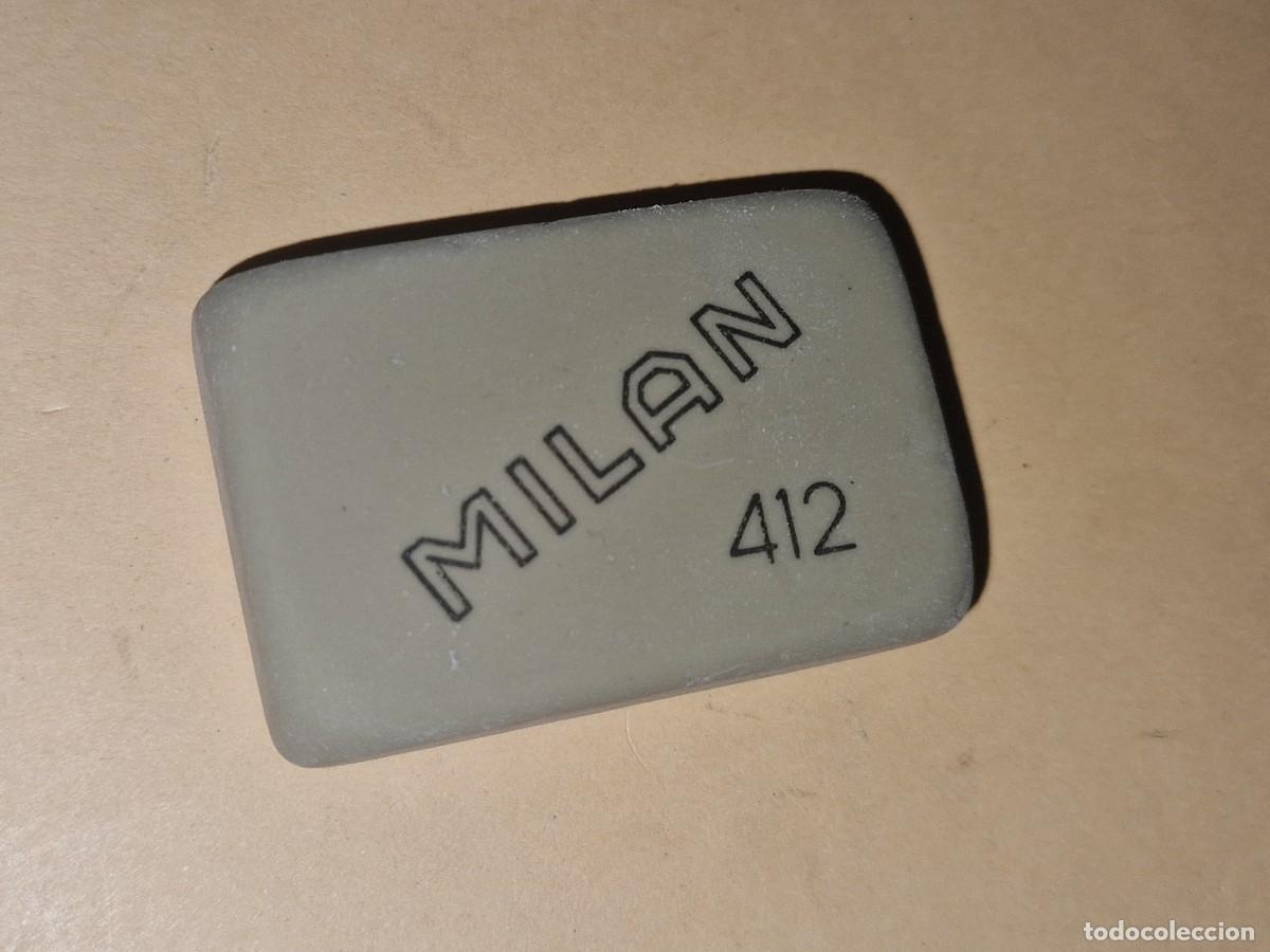 Coleccionismo: ANTIGUA GOMA DE BORRAR MILAN 412. VINTAGE, EGB.