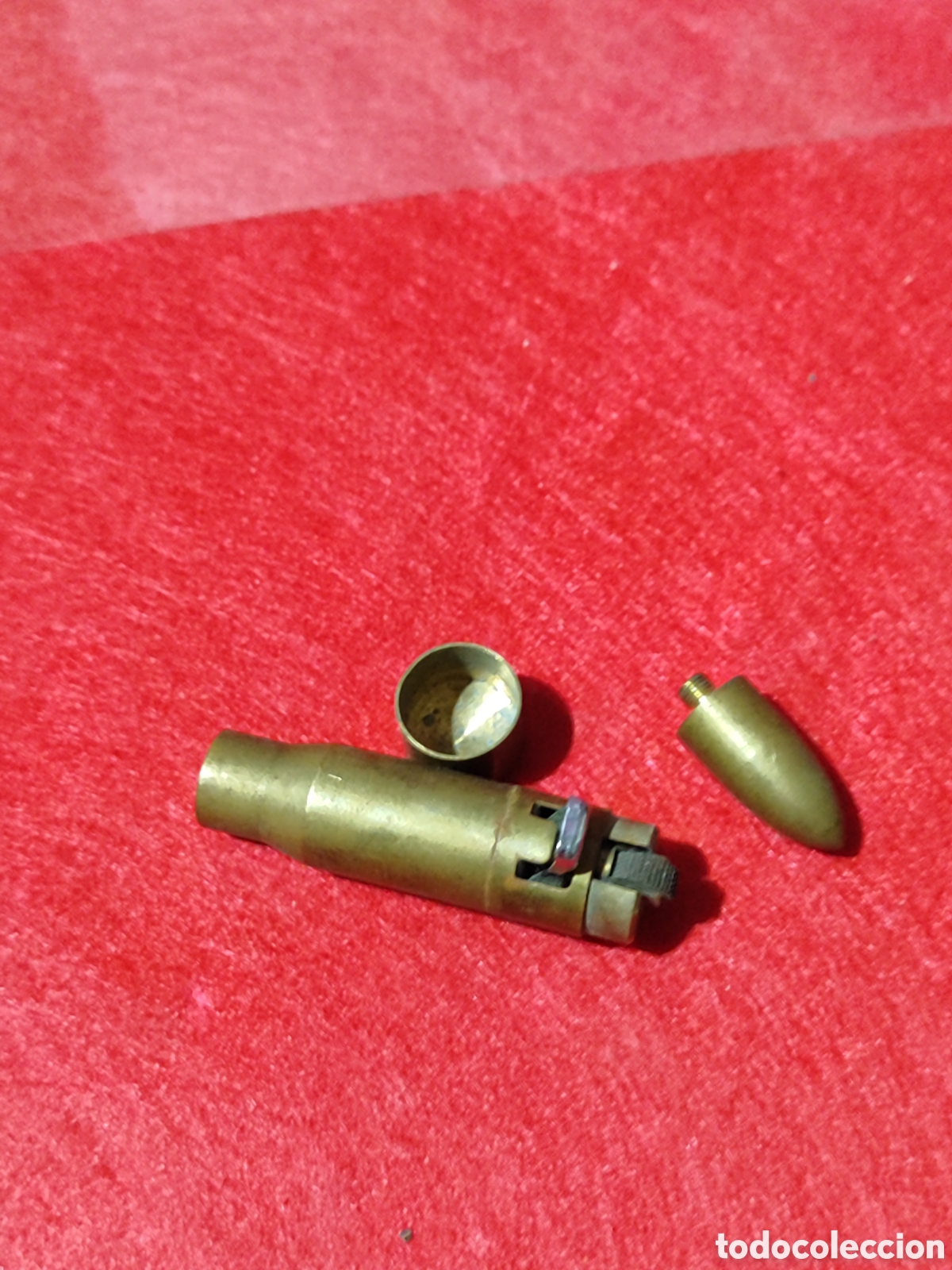 Coleccionismo: Mechero con forma de bala de gas no probado - Foto 3