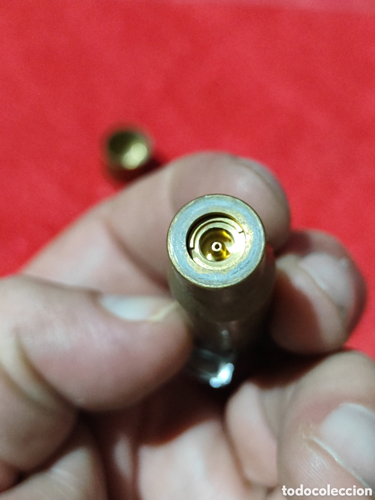 Coleccionismo: Mechero con forma de bala de gas no probado - Foto 4