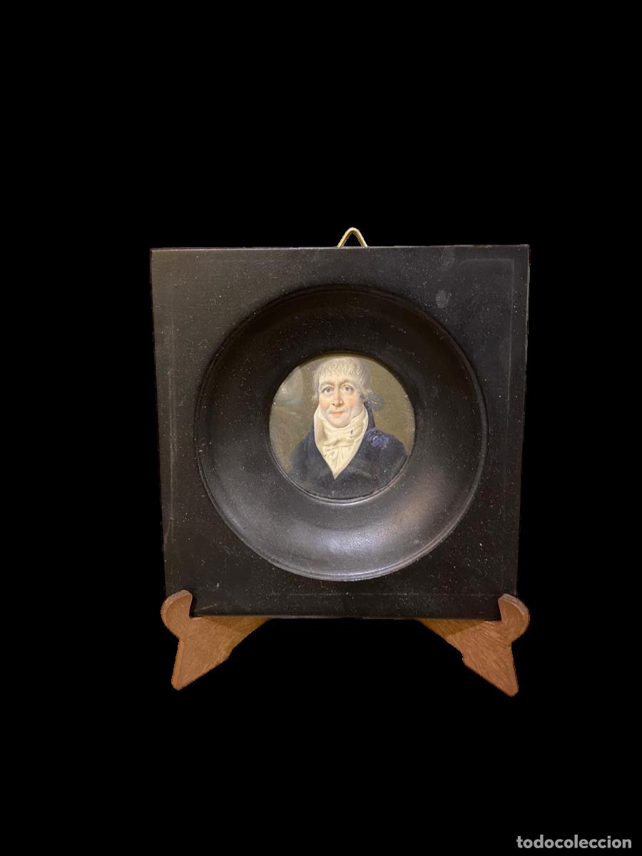 Coleccionismo: An&oacute;nimo s.XIX &laquo;Retrato de Caballero&raquo; Miniatura