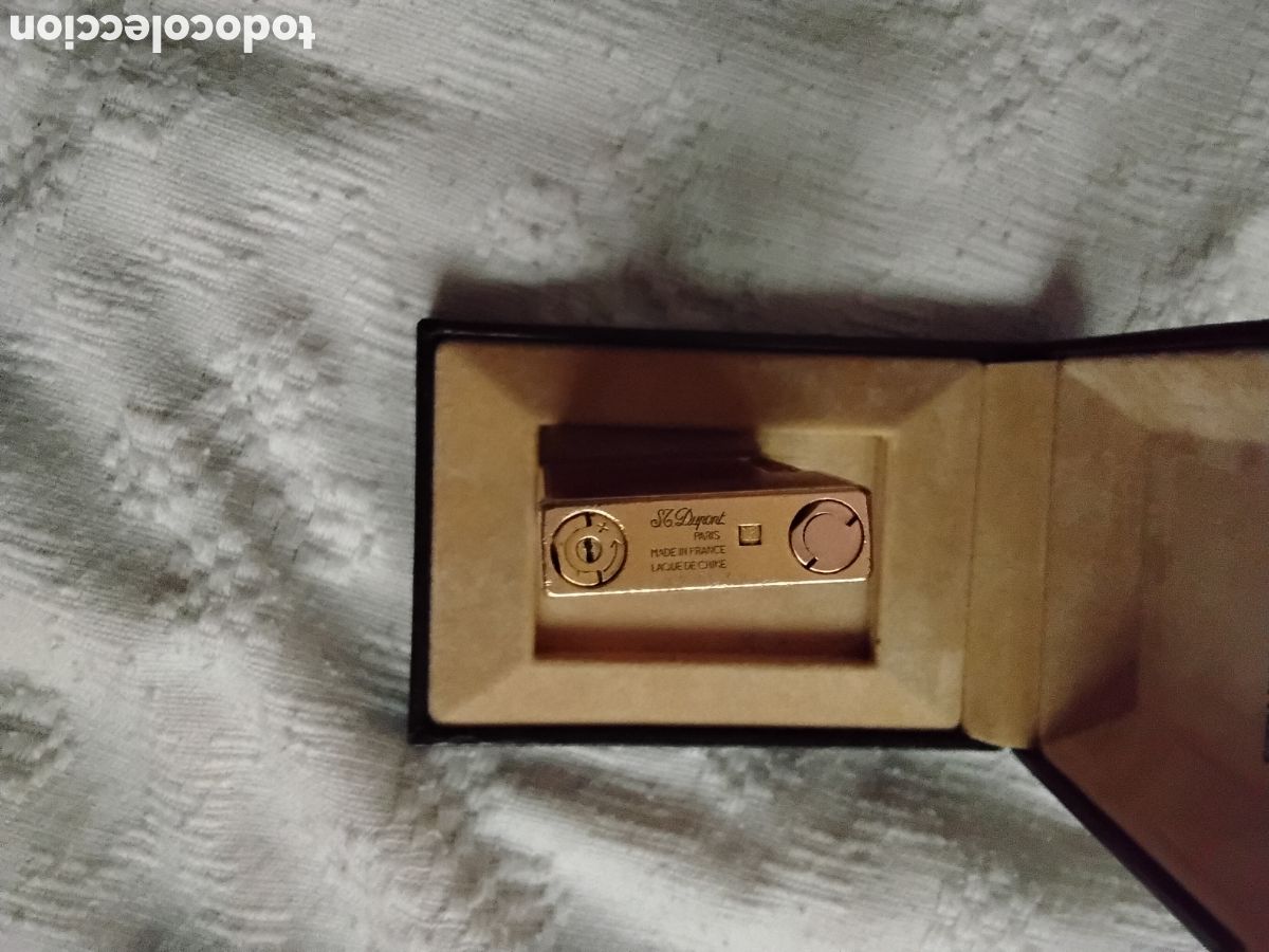 Coleccionismo: MECHERO DUPONT LACA Y ORO - Foto 2