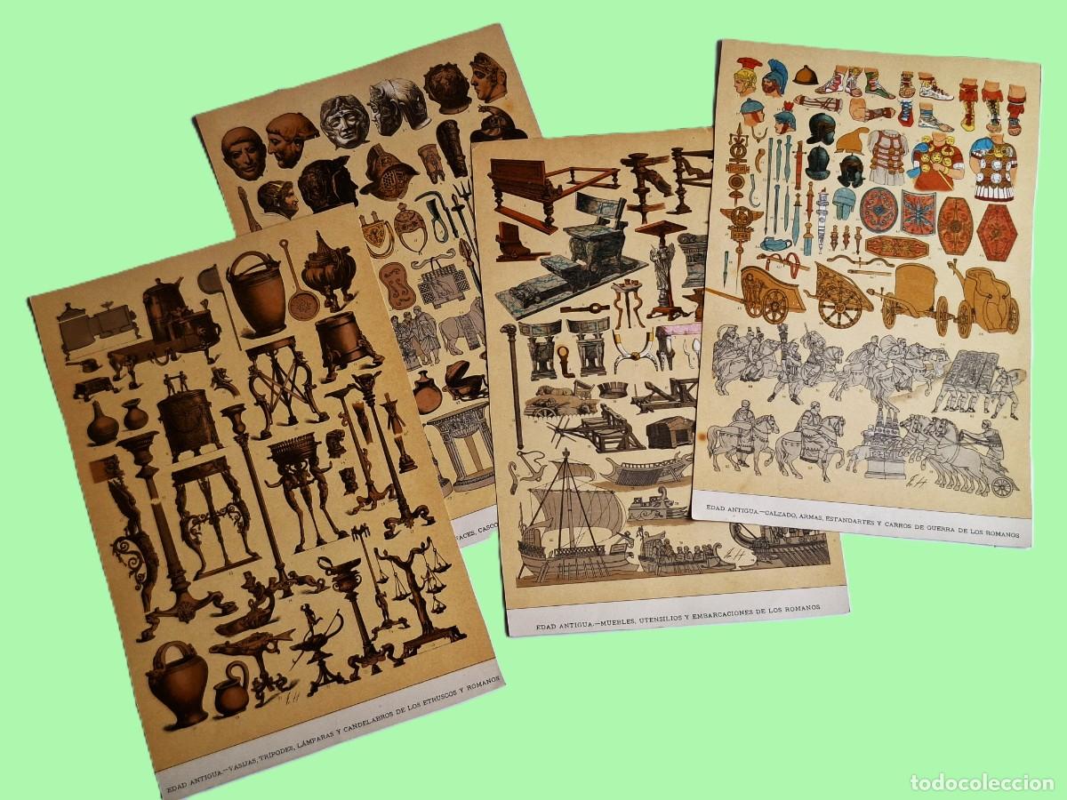 Collectionnisme: 4 LAMINAS ANTIGUAS DE 1939 - 18X28.CM APROX