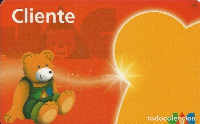 Coleccionismo: El osito. Tarjeta cliente. Sta. Coloma Gramenet. Matar&oacute;. Premi&agrave; de Mar. Pl&agrave;stico. 5,5x8,5 cm.