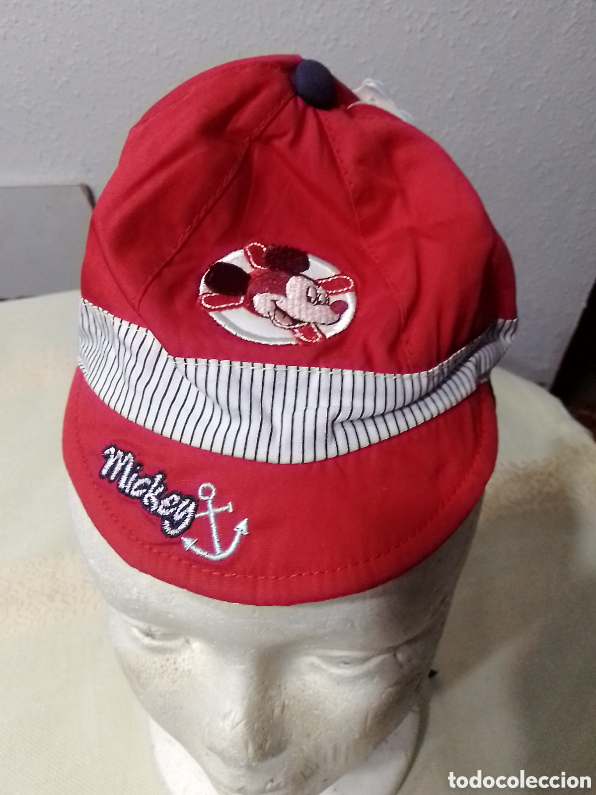 Coleccionismo: Gorrita ni&ntilde;o Mickey Disney
