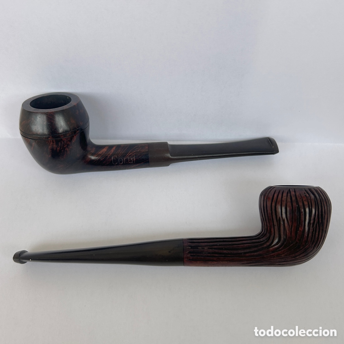 Collezionismo: Lote pipas para fumar. Coral.