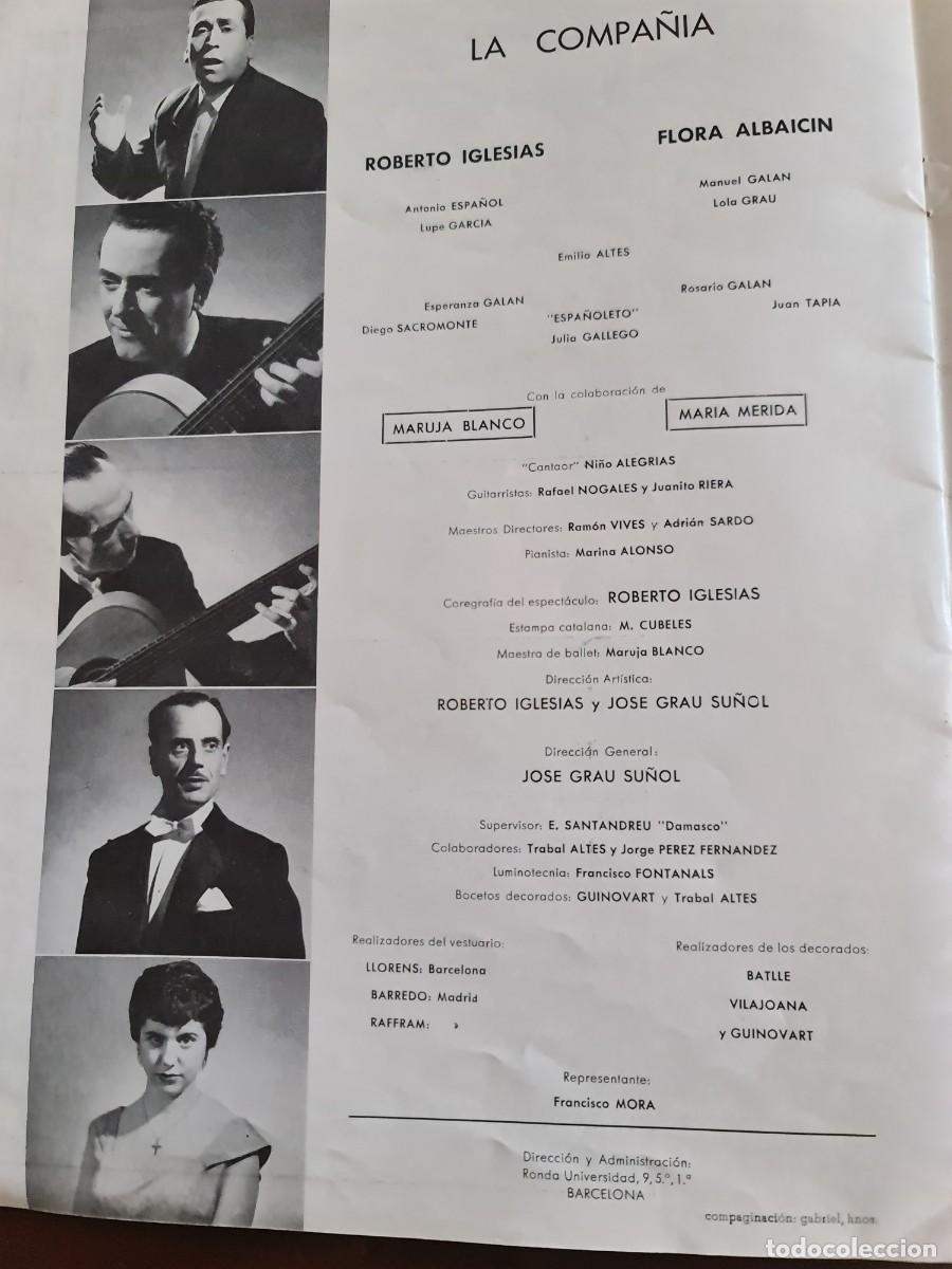 Coleccionismo: Programa de Danza Suite espa&ntilde;ola, 1954. Firma aut&oacute;grafa de Jean Cocteau con dedicatoria.