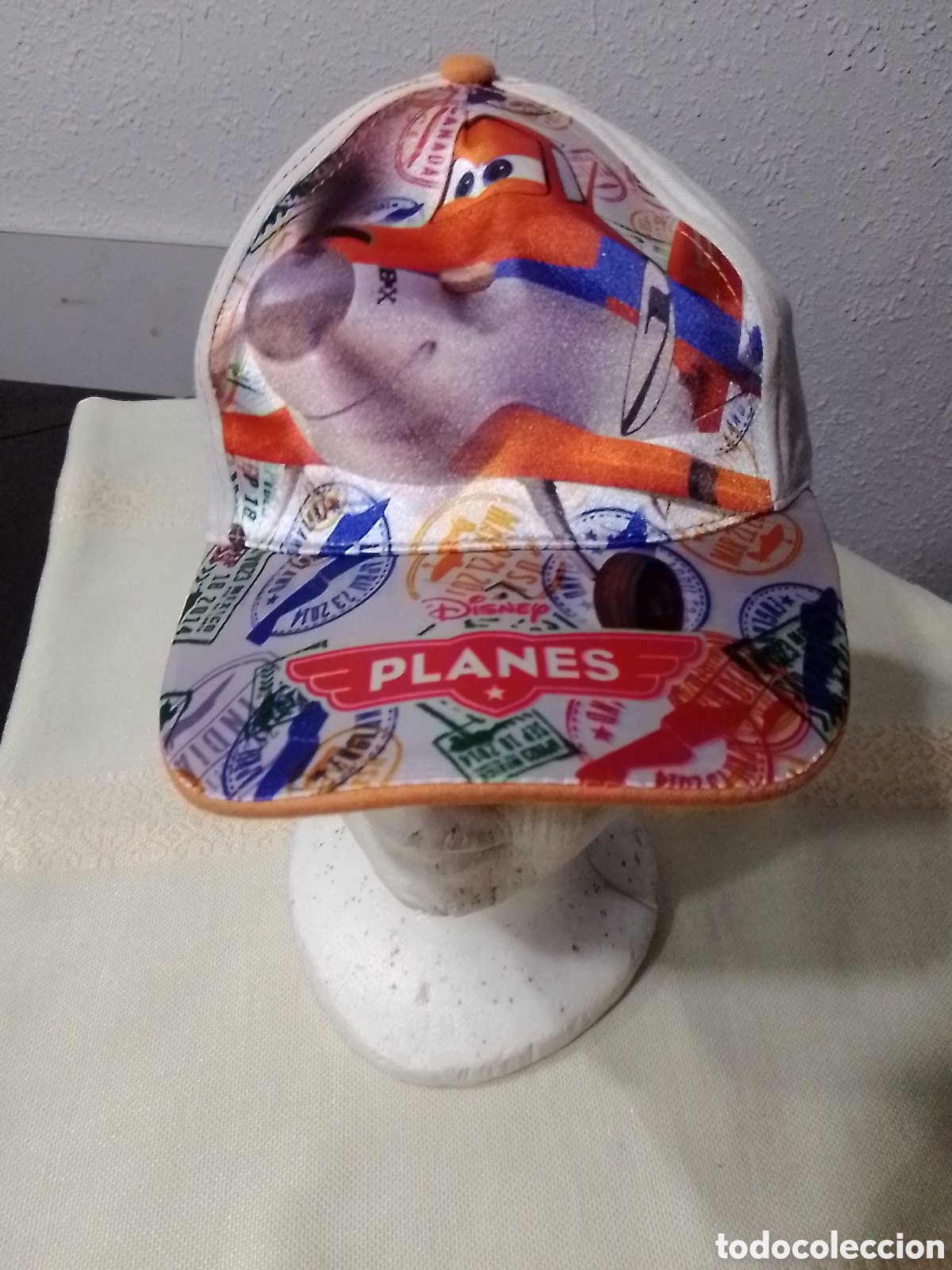 Coleccionismo: Gorrita ni&ntilde;o Rayo McQueen Disney