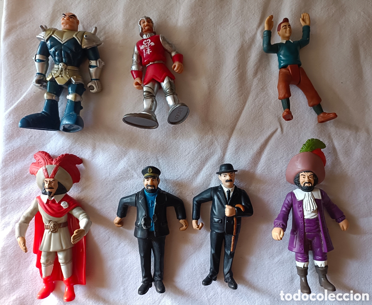 Coleccionismo: Figuaras Merlin Disney y de McDonalds Tint&iacute;n