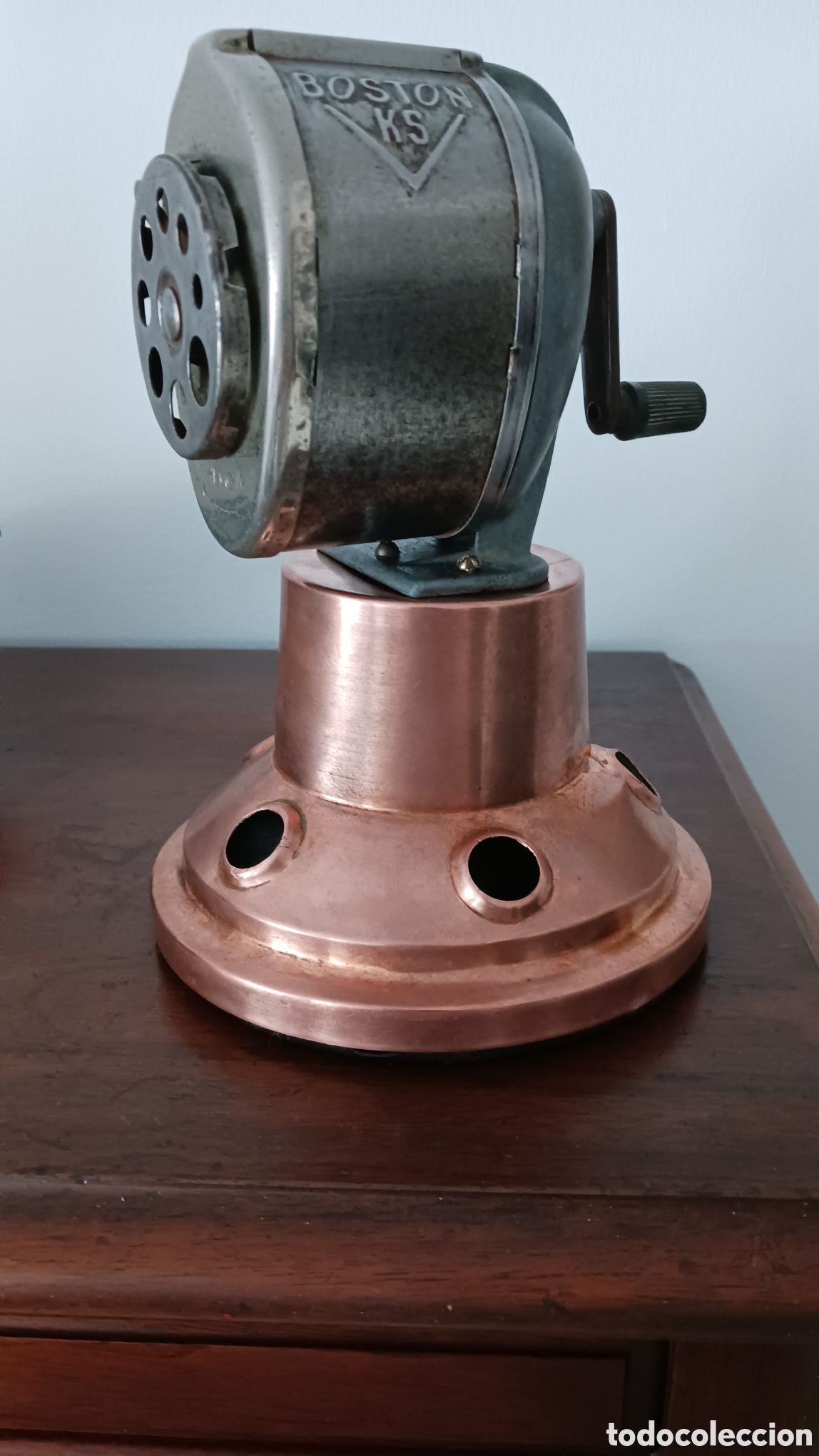 Sammeln: SACAPUNTAS BOSTON KS, a&ntilde;os 50. FUNCIONANDO, CON BASE DE DISE&Ntilde;O INDUSTRIAL .