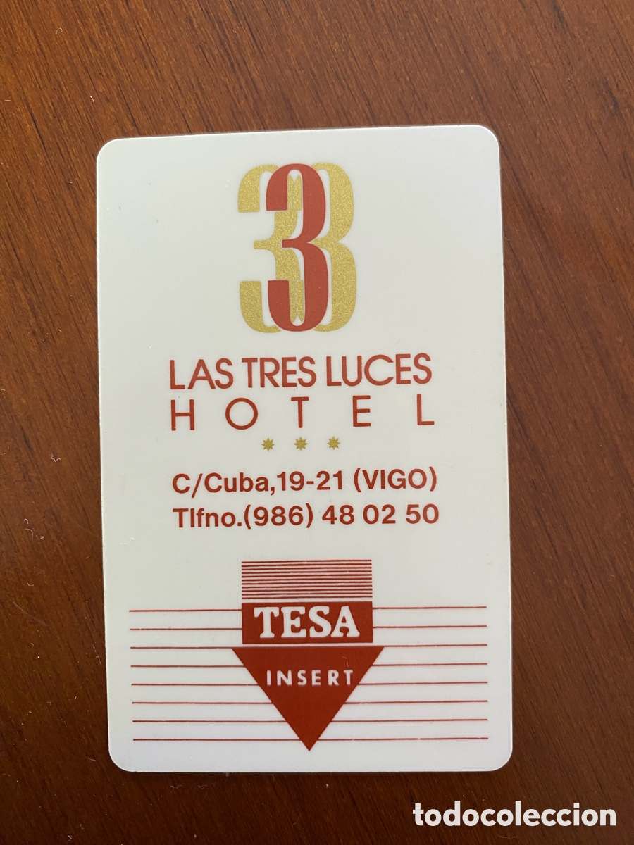 Collecting: Llave tarjeta hotel las 3 Luces Vigo