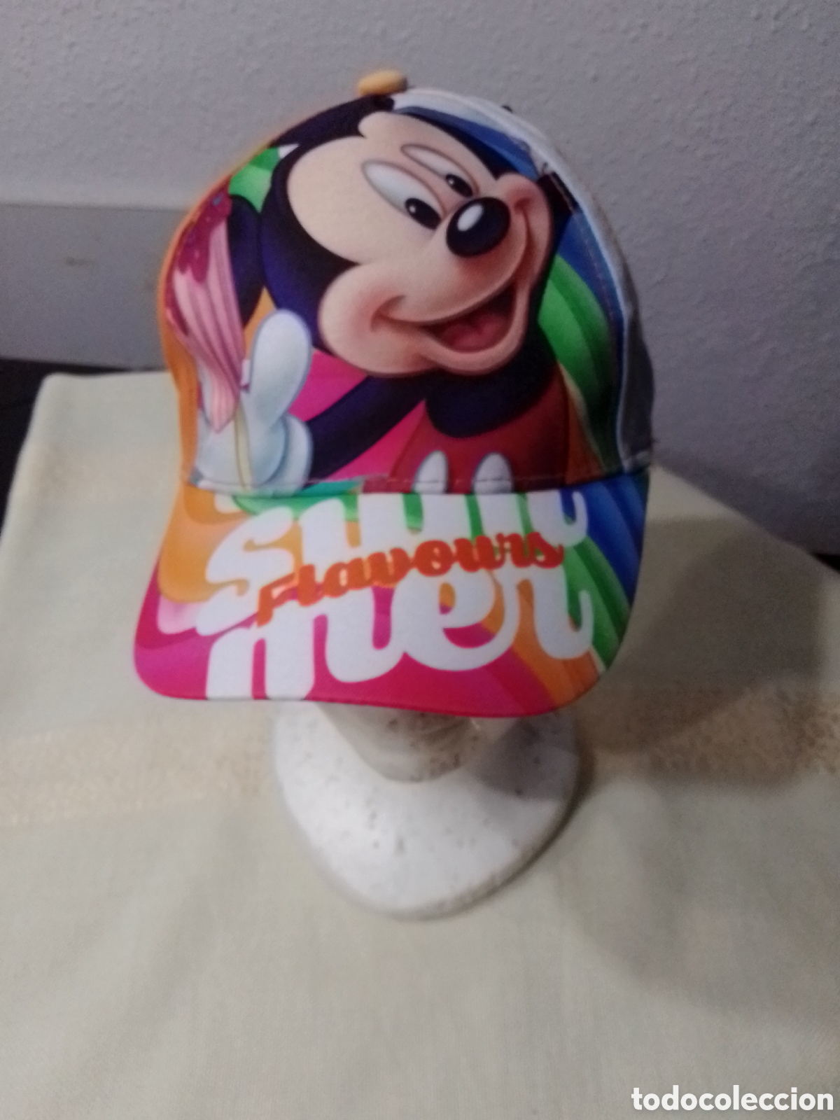 Coleccionismo: Gorrita ni&ntilde;o Mickey Disney