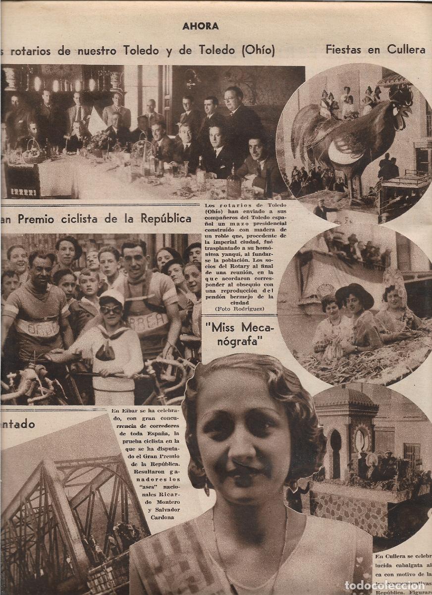 Coleccionismo: A&Ntilde;O 1933 RECORTE PRENSA BARCELONA CELIA TOBAL ELEGIDA MISS MECANOGRAFA