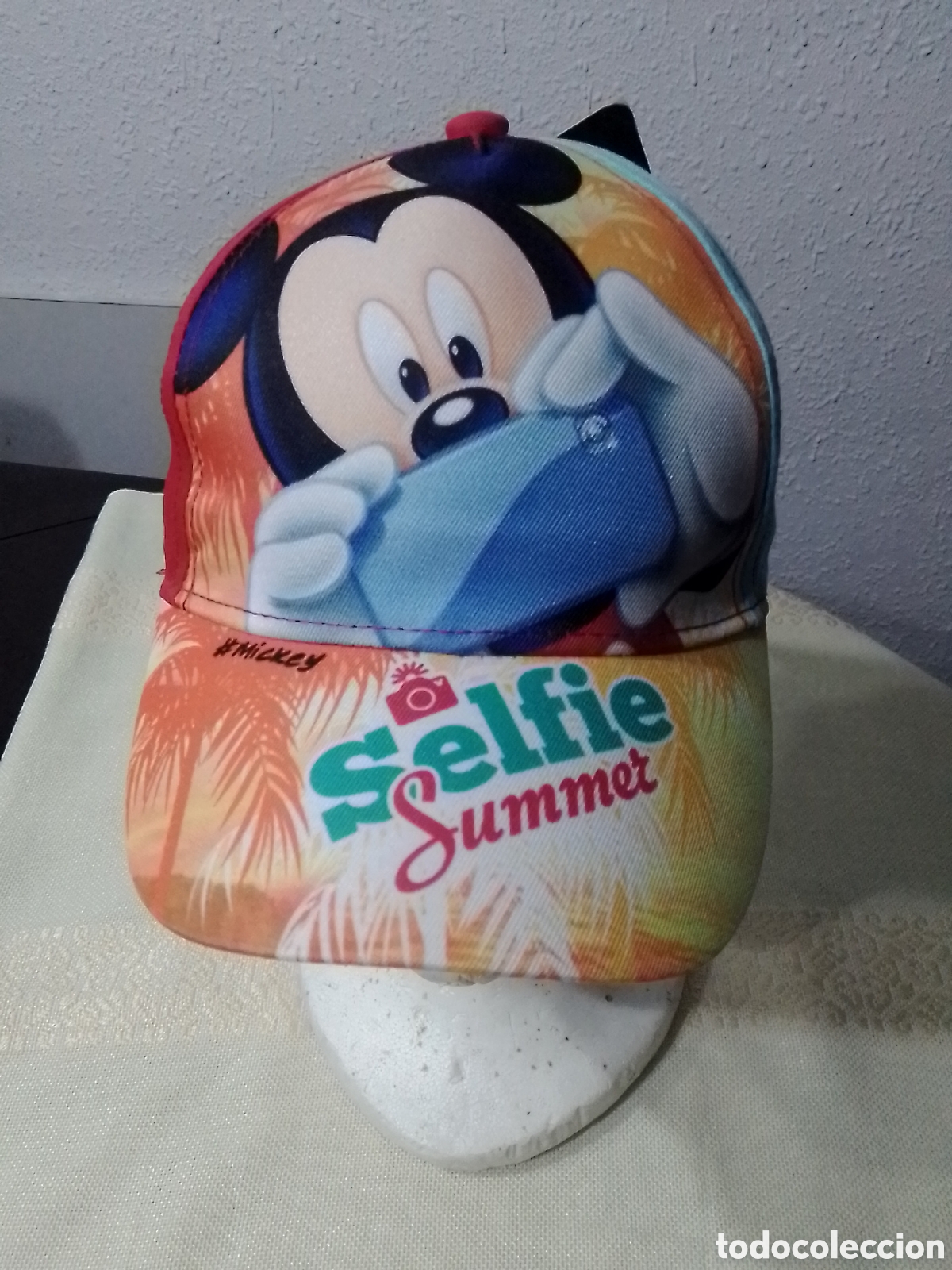 Coleccionismo: Gorrita ni&ntilde;o Mickey Disney