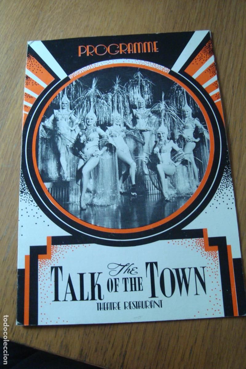 Coleccionismo: THE TALK OF THE TOWN THEATRE LONDON. LOVELACE WATKINS. ANN CHIVERS.VALERIE HOADLEY.COLLEEN MAY
