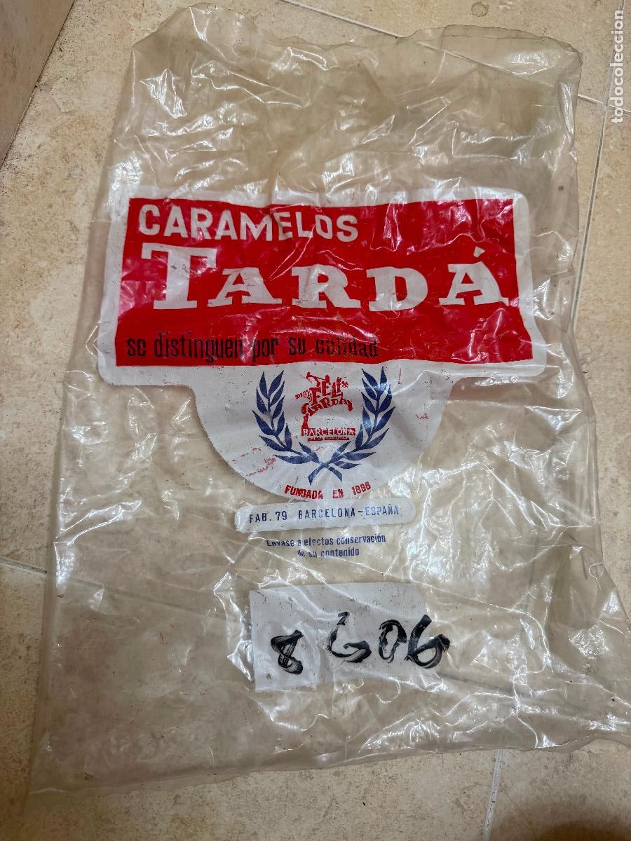 Coleccionismo: Bolsa caramelos tarda Barcelona