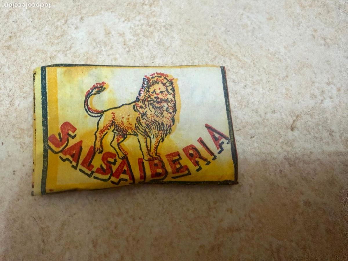 Coleccionismo: Peque&ntilde;o sobre salsa azafr&aacute;n Iberia