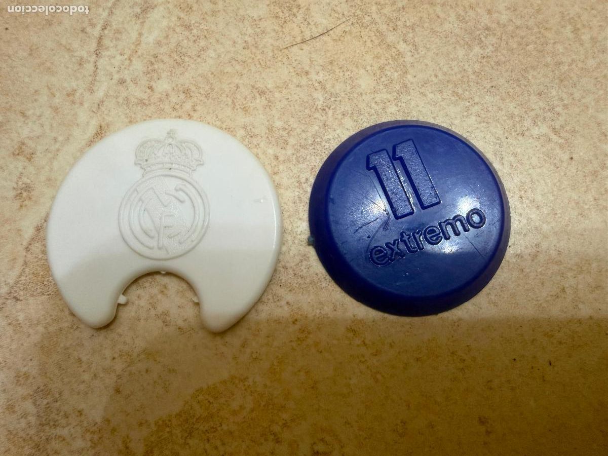 Coleccionismo: Tirador Real Madrid y ficha extremo dunkin