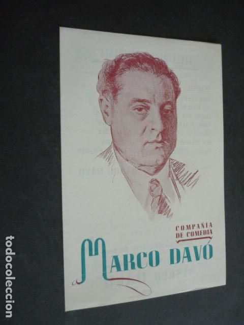 Collecting paper: COMPA&Ntilde;IA DE COMEDIAS MARCO DAV&Oacute; MADRID FOLLETO