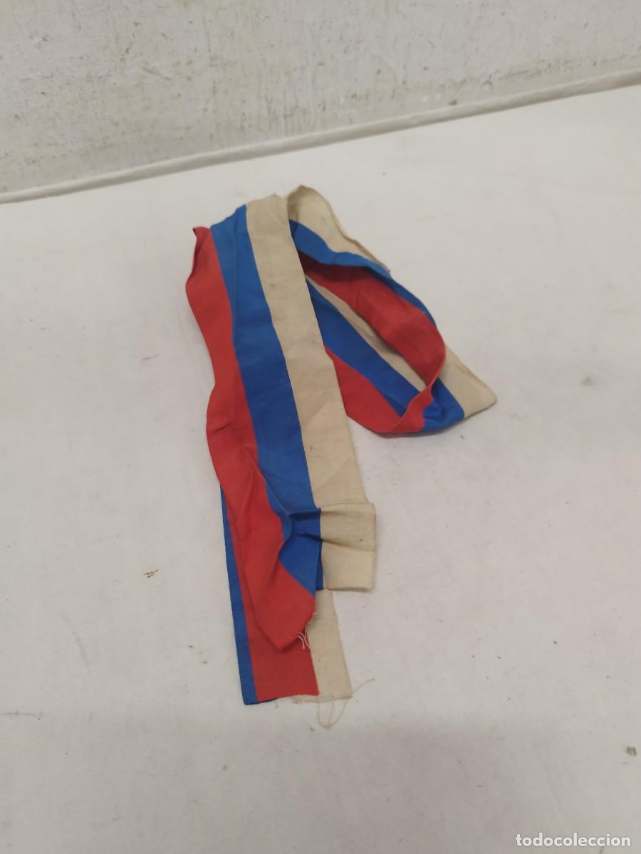 Coleccionismo: Antigua cinta con los colores de la bandera de Rusia.