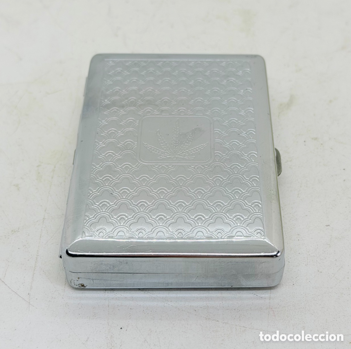 Coleccionismo: Pitillera Vintage Plateada