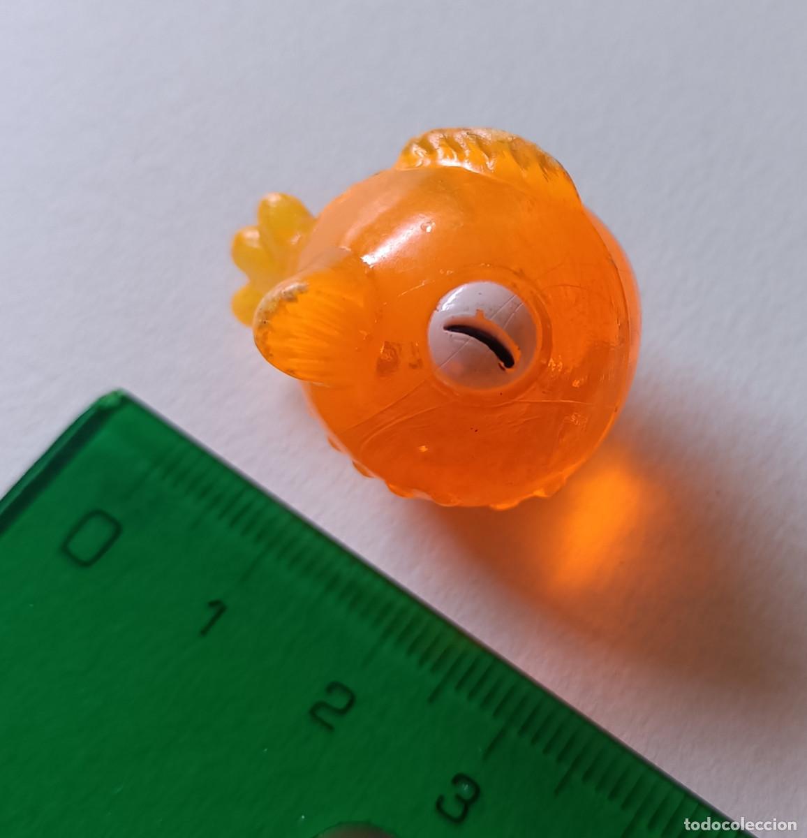 Coleccionismo: pez transparente mu&ntilde;eco fish pececito naranja miniatura mini plastico