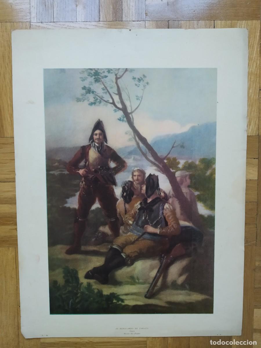 Coleccionismo: LAMINA DEL CUADRO EL RESGUARDO DE TABACO DE GOYA MEDIDAS 33,50 X 24,50 CM APROX VER FOTOS