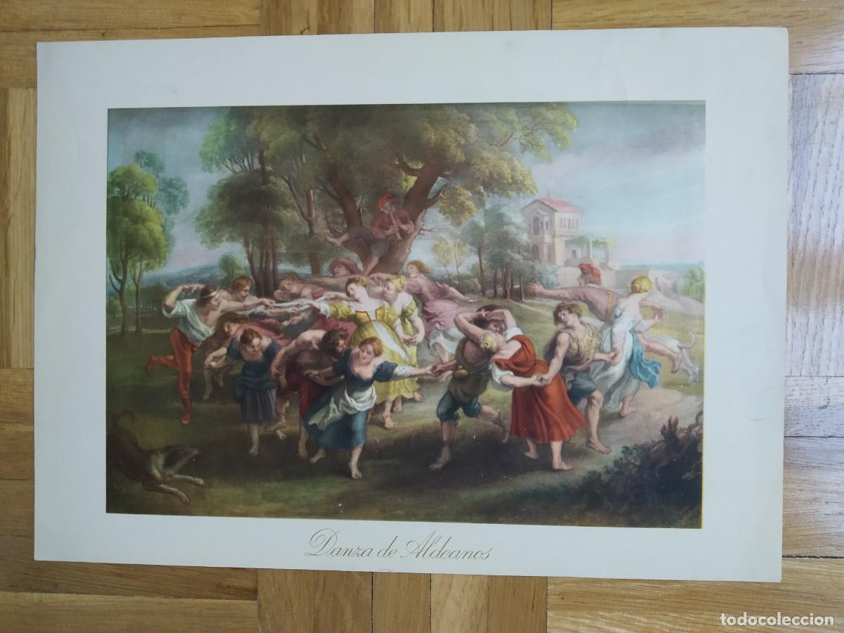 Coleccionismo: LAMINA DEL CUADRO DANZA DE ALDEANOS DE PABLO RUBENS MEDIDAS 31 X 22 CM VER FOTOS