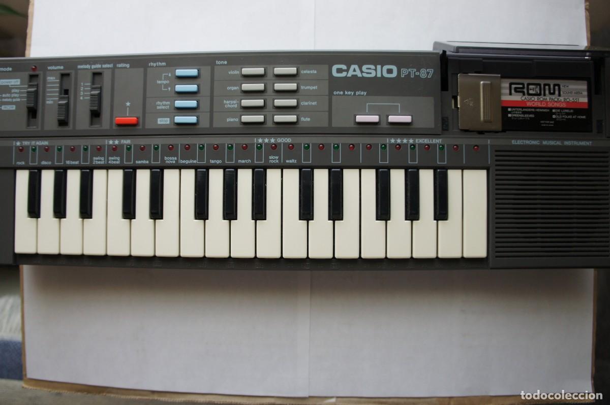 Coleccionismo: Organo Casio PT-87 a&ntilde;os 80.