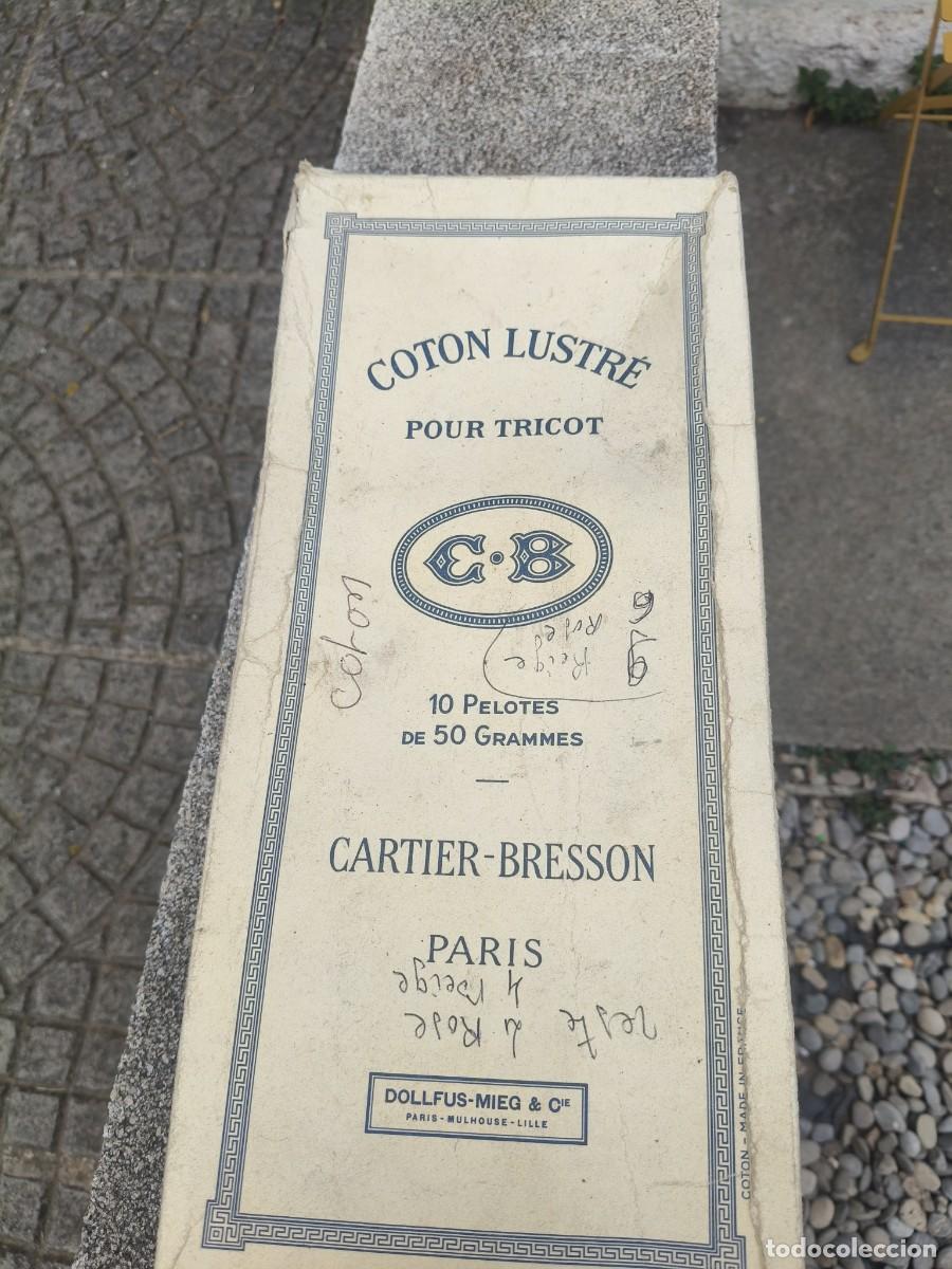 Coleccionismo: Bo&icirc;te bobine coton couture haute qualit&eacute; Cartier
