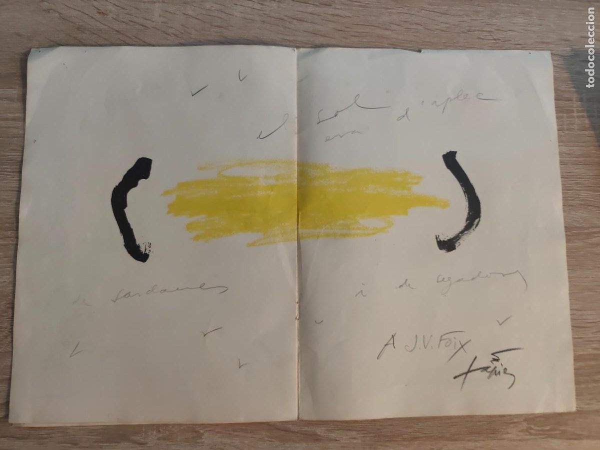 Coleccionismo: Publicidad con laminas de Tapies Joan pon&ccedil; Joan Mir&oacute;