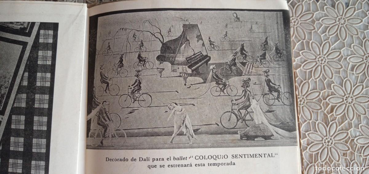 Coleccionismo: Programa teatro liceo ballet montecarloimagen de funci&oacute;n Coloquio sentimental dise&ntilde;ado Salvador Dal&iacute;