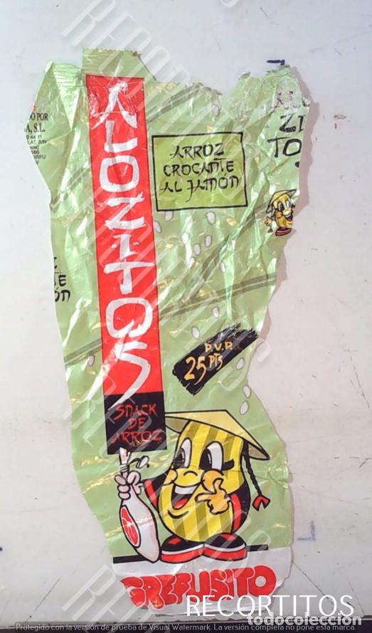 Coleccionismo: grefusa grefusito arroz frito no matutano 25 pesetas pts aperitivos gusanitos snack de arroz envolto