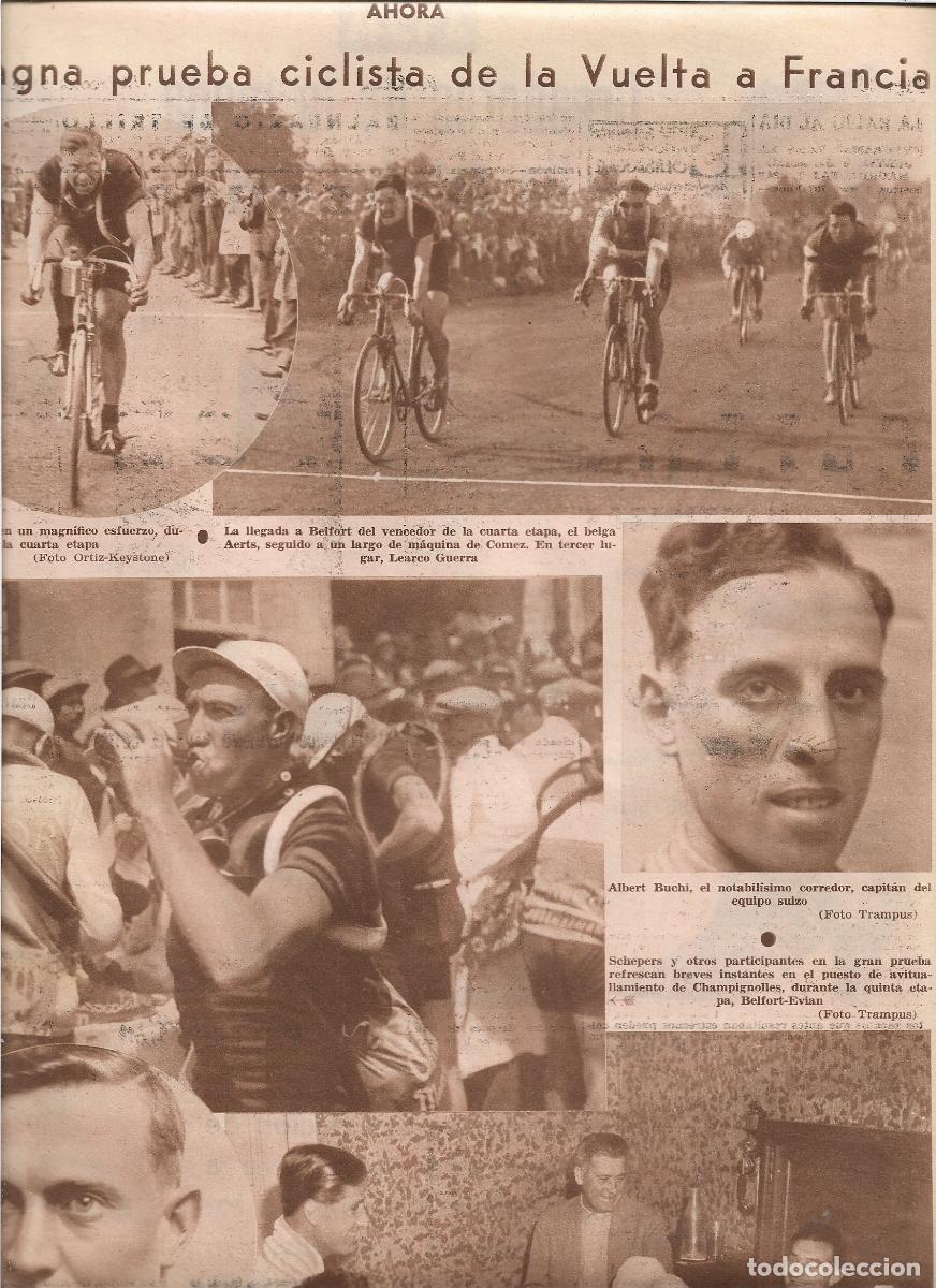 Coleccionismo: A&Ntilde;O 1933 CICLISMO TOUR VUELTA A FRANCIA ALBERT BUCHI SCHEPERS BELFORT DESCANSO EQUIPO FRANCES