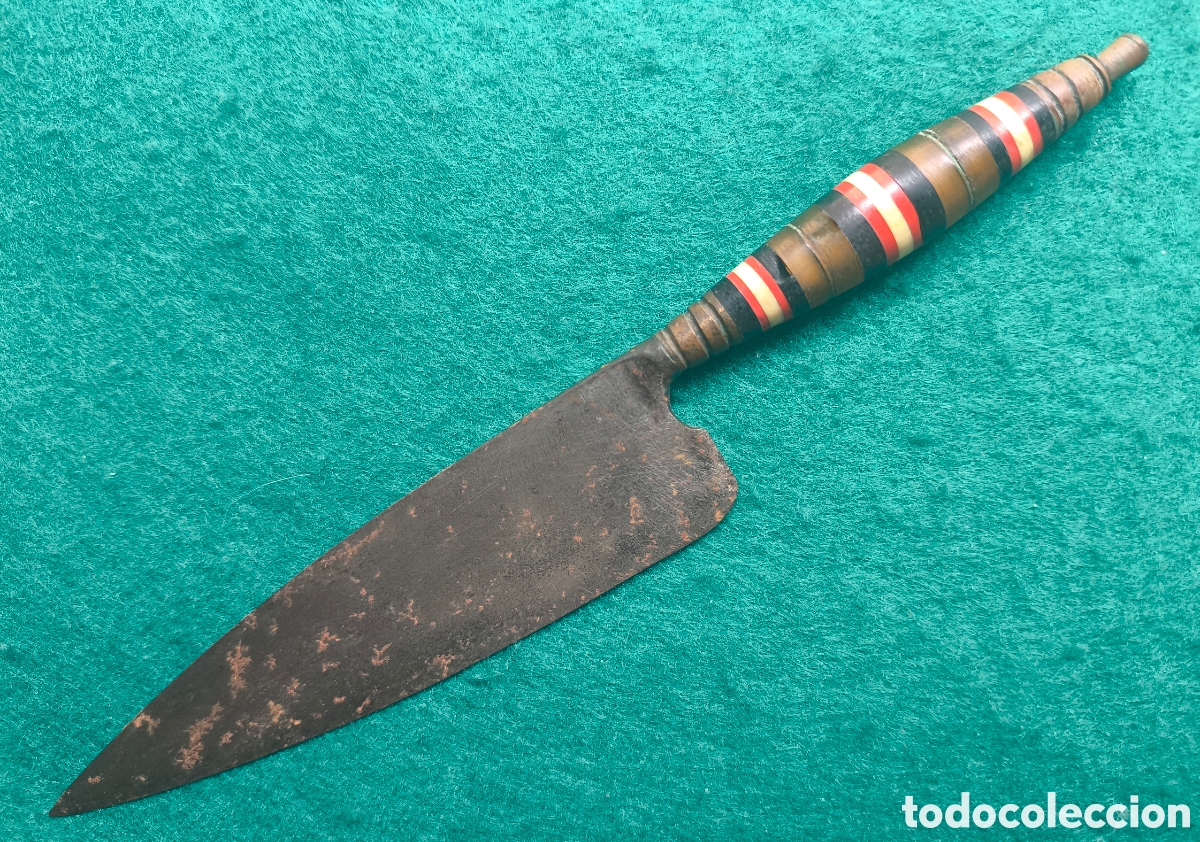 Coleccionismo: CUCHILLO CANARIO ARTESANO NAIFE ETNOGRAF&Iacute;A FOLKLORE