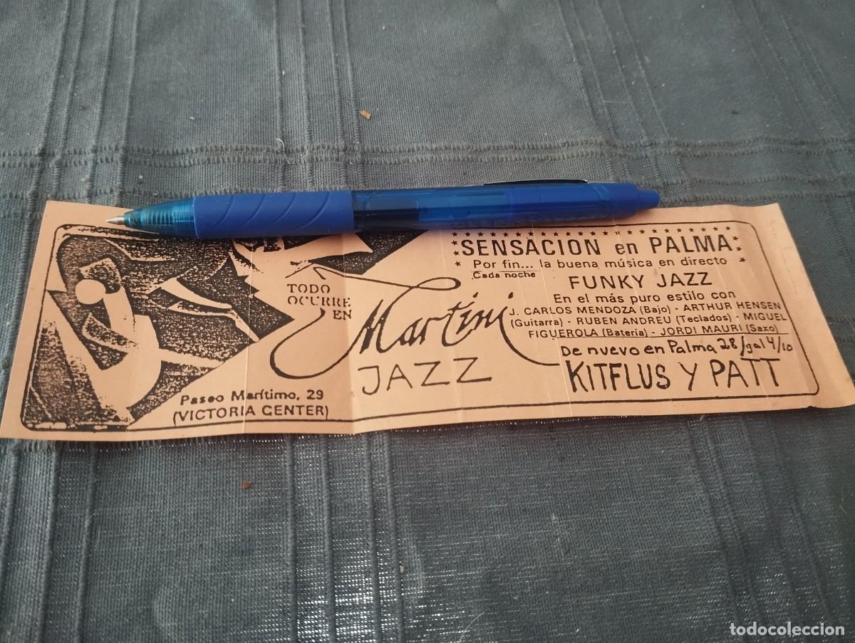 Coleccionismo: MARTINI JAZZ PASEO MARITIMO VICTORIA CENTER MALLORCA FUNKY JAZZ KITFLUS Y PATT