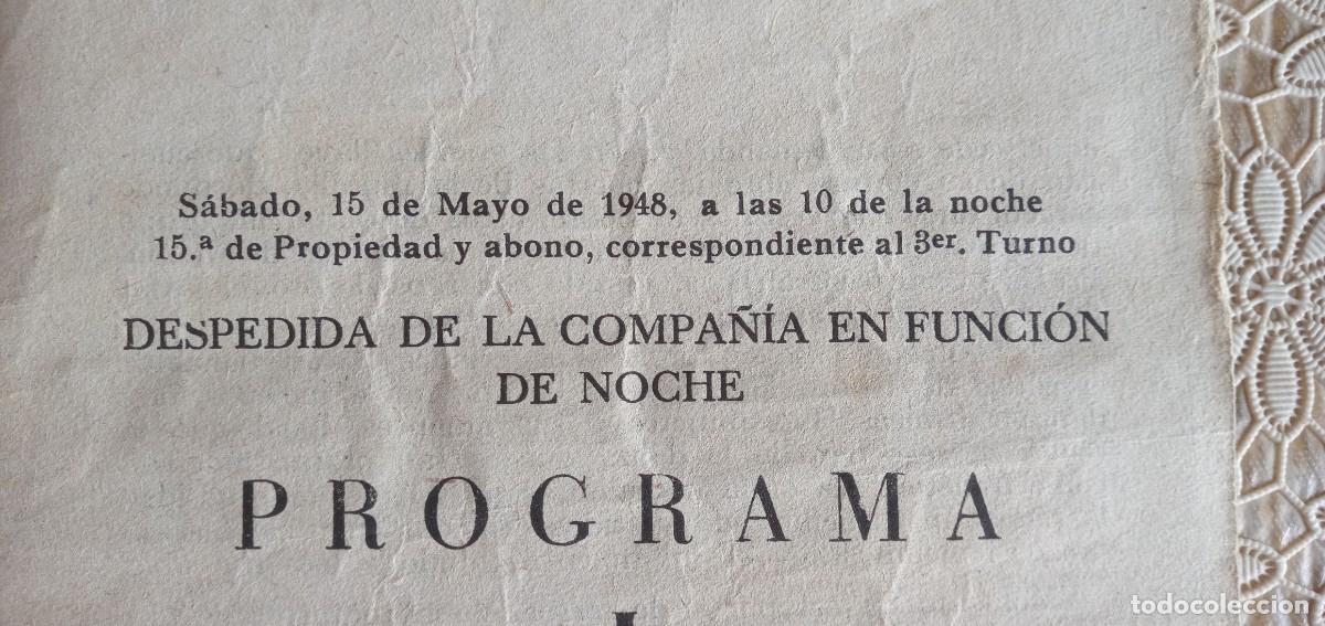 Coleccionismo: Programa teatro 1948 Ballets Rusos Coronel De Basil con AUT&Oacute;GRAFOS de bailarines - Foto 3