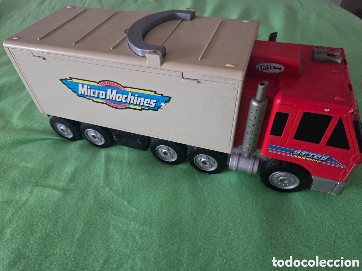 Coleccionismo: Camion micro machines con coches - Foto 2