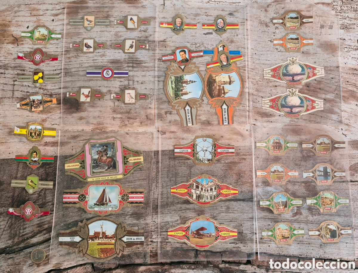 Coleccionismo: Lote 40 vitolas vintage