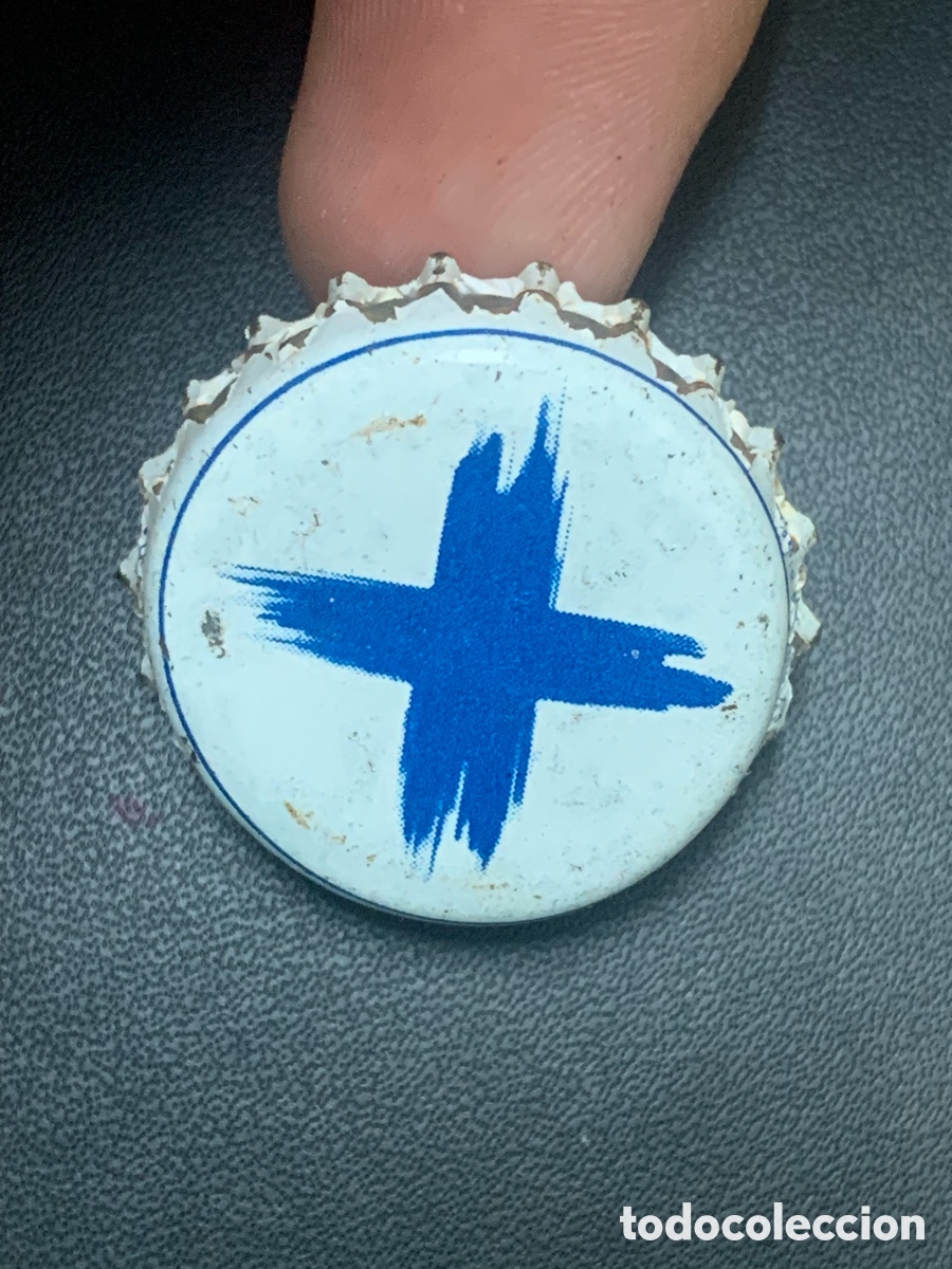 Coleccionismo: CHAPA CERVEZA CRUZ AZUL TAPON CORONA INTERIOR CORCHO