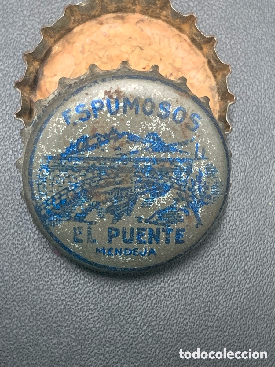 Coleccionismo: CORONA TAP&Oacute;N ESPUMOSOS - EL PUENTE - MENDEJA