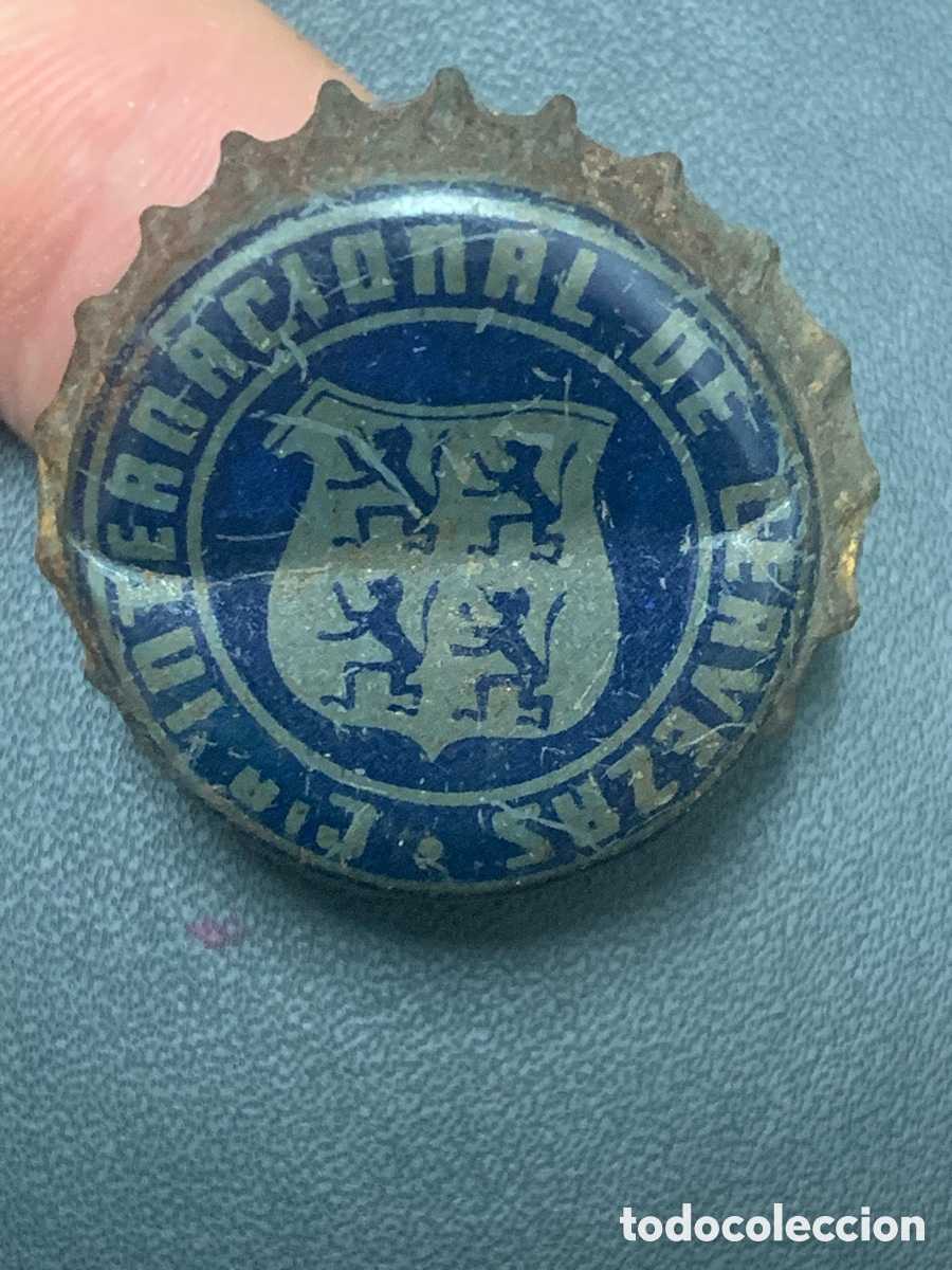 Colecionismo: CORONA CHAPA - INTERNACIONAL DE CERVEZAS - AZUL