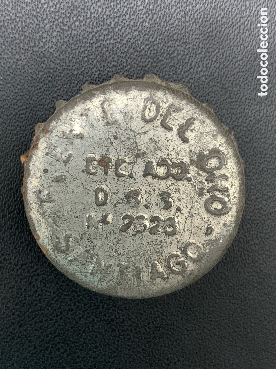 Coleccionismo: CORONA CHAPA FUENTE DEL ORO - SANTIAGO