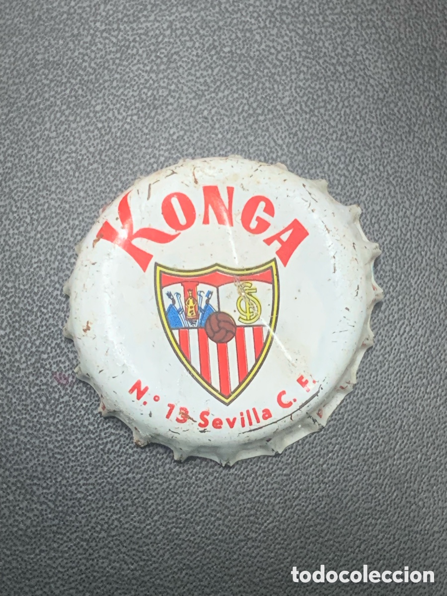 Coleccionismo: CORONA CHAPA KONGA CLUB FUTBOL SEVILLA N&deg;13