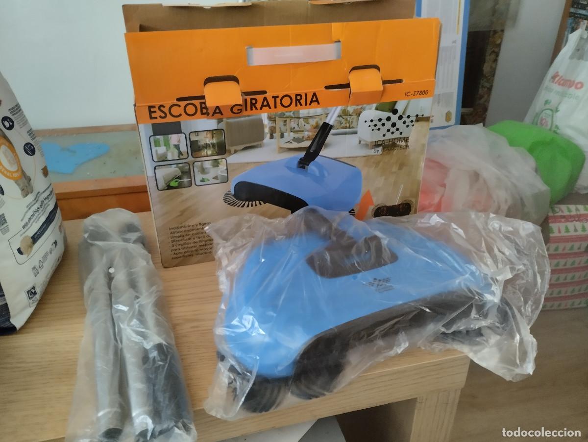 Coleccionismo: escoba giratoria sin usar en su caja