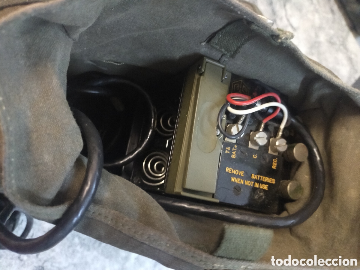 Coleccionismo: Tel&eacute;fono de campa&ntilde;a militar EE-8 - Foto 5